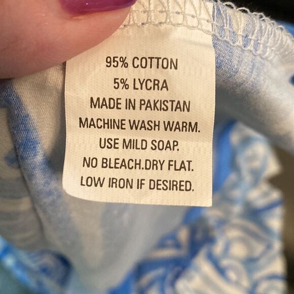 Barbara Gerwit sleeveless halter style shades of blue dress, size medium - Picture 7 of 7